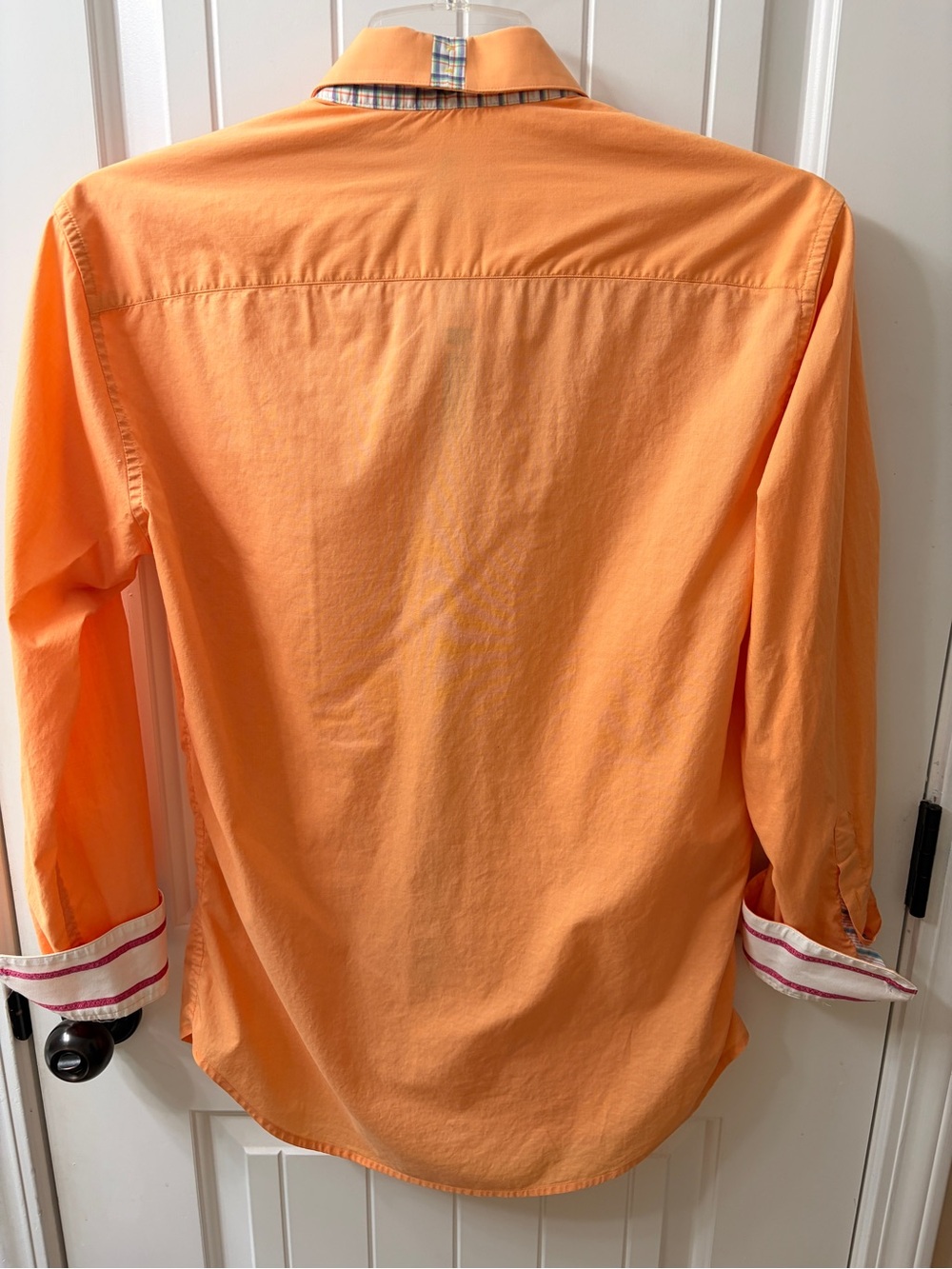 Robert Graham X Collection Bay Shore Sport Shirt Sz M Orange Mint Condition - Picture 6 of 10